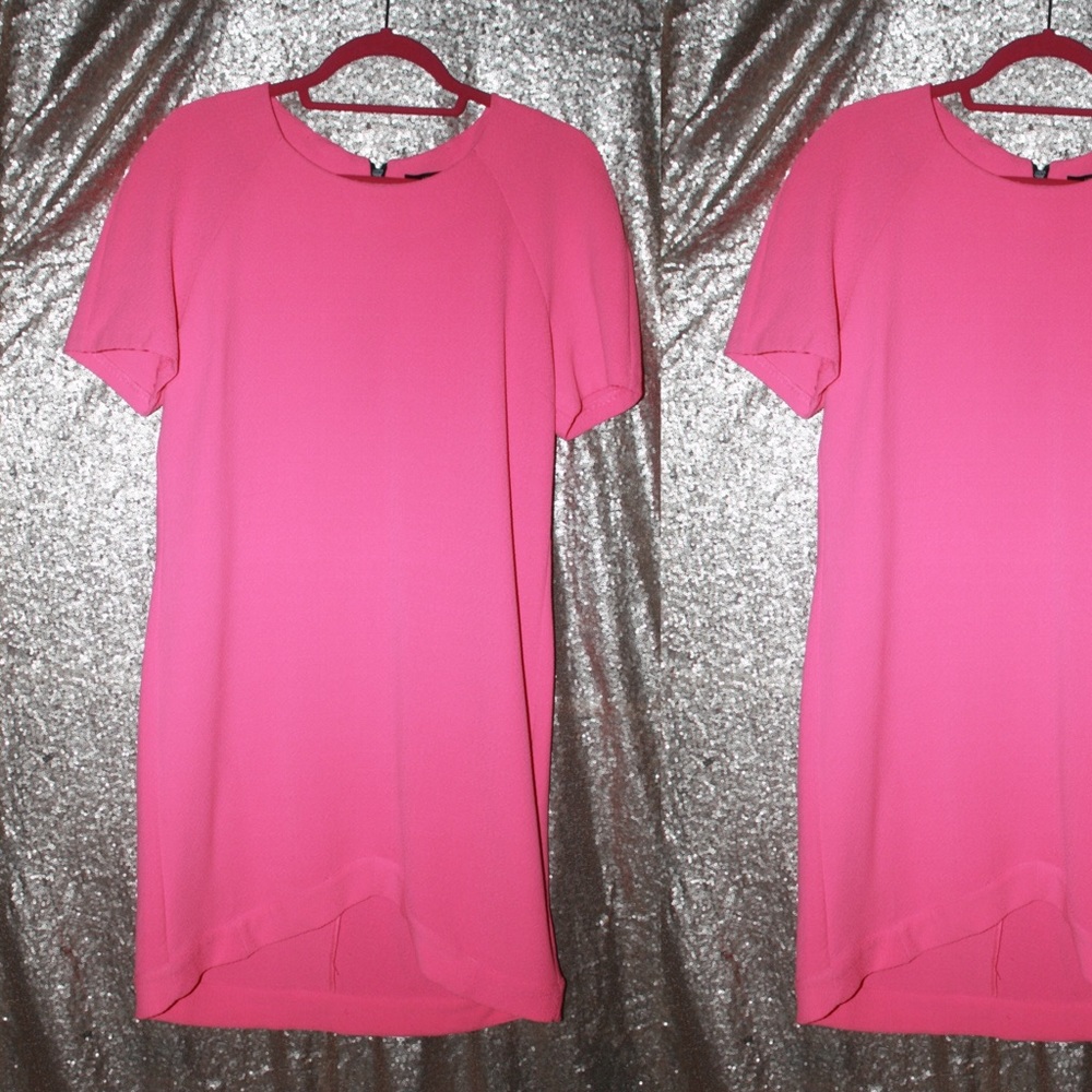Forever 21 Pink Crepe Shift Dress